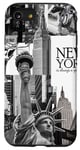 Coque pour iPhone SE (2020) / 7 / 8 Collage rétro NY New York esthétique