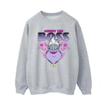 Disney Womens/Ladies The Little Mermaid Ursula Mum Is The Boss Sweatshirt (Sports Grey) - Light Grey material_Synthetic - Size 2XL