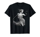 ROARING 1920's Great, Gatsby Glamorous Woman Flapper T-Shirt