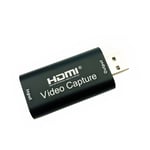 Mini boîtier d'enregistrement audio et vidéo,HDMI 1080p vers USB 2.0,carte d'acquisition portable,1 voie,convertisseur pour ordinateur,compatible Wi - Type NO Box #B