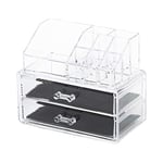 Compactor Rangement organisateur cosmétiques et bijoux, Transparent, 18,8 x 11,7 x H15,8 cm, RAN5048