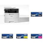 Brother MFC-L3760CDW - Imprimante Laser Couleur Multifonction 4 en 1 (Impression/Scan/Copie/Fax) TN-248BK Cartouche de Toner 1 pièce(s) Original