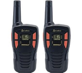 COBRA AM255 Walkie Talkie - Twin Pack, Black & Orange, Black,Orange