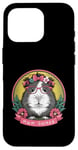 Coque pour iPhone 16 Pro Maman de cochon d'Inde pour les propriétaires de cochons d'Inde éleveurs de cochons d'Inde