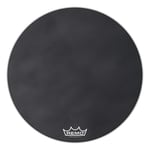 Remo PM-1832-MP- Powermax Black Suede Crimplock Bass Drumhead, 32"