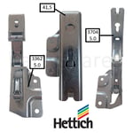 PAIR Genuine Baumatic BR500 BR508 Hettich Fridge Freezer Integrated Door Hinges