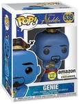 Figurine Funko Pop - Aladdin Le Film [Disney] N°539 - Génie - Brille Dans Le Noir (37119)