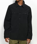 MENS NIKE SB HOLGATE WINDSTOPPER SHIRTS SIZE M (862784 010)BLACK LONG SLEEVE TOP