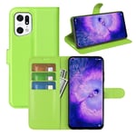 Oppo OPPO A77 5G PU Wallet Case Green