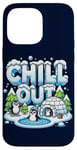 Coque pour iPhone 14 Pro Max Antarctique Pingouin Lover Chill Out Cute Winter Pingouin Igloo