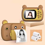 yanzz Mini Appareil Photo numérique pour Enfants Appareil Photo Imprimable Appareil Photo numérique Thermique Dessin animé Jouet Appareil Photo imprimante Appareil Photo pour Enfants