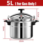 3L/5L/7L Professional Pressure Cooker Heavy-Duty Aluminum Explosion-Proof Cookin