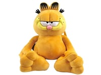 CyP Brands Garfield - Sac à dos pour enfant, motif corps de Garfield en peluche, avec sangles réglables et amovibles, couleur orange, produit officiel, orange, Garfield Sac à dos en peluche