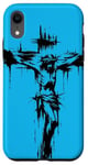 Coque pour iPhone XR Jésus Coque de protection pour téléphone portable Jésus sur la croix Sweat à capuche Jésus T-shirt Jésus