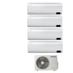 Samsung - climatiseur quadri split inverter windfree avant series 9000+9000+12000 btu avec aj080txj4kg/eu wi-fi 9+9+12+12 r-32 - new