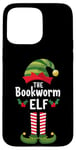 iPhone 15 Pro Max The Bookworm Elf Matching Family Christmas Book Lover Worm Case