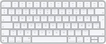 Magic Keyboard : Bluetooth, Rechargeable. Compatible Avec Mac, Ipad Et Iphone ; Danois, Argent