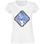 Alice in Wonderland Alice Face T-Shirt white