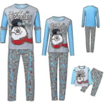 Snowman Pyjamas Set Pyjamas Jul Familj Matchande Pyjamas Kostym Mamma Mamma Dotter Son Pyjamas S