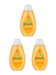 3x Johnson's Baby Shampoo Pure & Gentle 300ml 