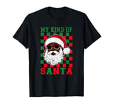 My Kind Of Santa Cool Christmas Vibes African American Style T-Shirt