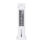 OCEANIC Ventilateur colonne OCEANIC - 70W - Hauteur 76.5 cm - 3,5L - 3 vitesses - Oscillant - Blanc