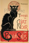 TOURNéE du CHAT NOIR Rtzm - POSTER HQ 80x110cm d'une AFFICHE VINTAGE