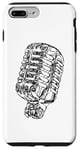 Coque pour iPhone 7 Plus/8 Plus Classic Retro Vocal Microphone Vintage