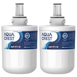 2 x AQUACREST DA29-00003G Filtre à Eau,Remplacement pour Samsung® Aqua Pure Plus DA29-00003G, DA29-00003B, DA29-00003A, DA97-06317A, DA61-00159A, HAFCU1/XAA, HAFIN2/EXP, APP100, WSS-1, WF289 (2)