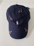 BNWT Polo Ralph Lauren Cruise Navy Hound Embroidery Baseball Cap