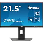 iiyama 54.7 cm (21.5") IPS Monitor XUB2293HSU-B6 Black