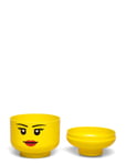 Lego Mini Head - Girl Home Kids Decor Storage Storage Boxes Yellow LEGO STORAGE