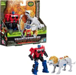 Transformers Optimus Premières Et Lionblade 2 Fig. 15cm Beast Alliance HASBRO