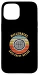 Coque pour iPhone 15 Tee-shirt de boîte de vitesses manuelle Millennial avec dispositif antivol