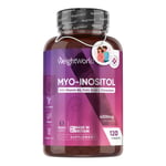 Inositol - 120 vegan Tablets 4000mg - Myo Inositol Folic acid - for Women & Men