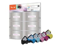 Peach Combi-Pack - 6-Pack - Svart, Gul, Cyan, Magenta, Ljus Magenta, Ljus Cyan - Kompatibel - Bläckpatron (Alternativ För: Hp 363, Hp C8719ee, Hp C8771ee, Hp C8772ee, Hp C8773ee, Hp C8774ee, Hp C8775ee) - För Hp Photosmart 31Xx, 82Xx, C5100, C5170,