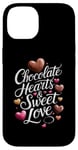 iPhone 14 Chocolates HeartsSweet Love ValentinesDay ChocolateLover Case