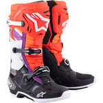 Crosstövlar alpinestars - Tech 10 svart orange vit 43 läder