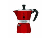 Bialetti Moka Express - Kaffetrakter - 60 Ml - Pasjonsrød