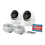 Swann Security 1080P CCTV DVR PACK OF 2 add on Camera Dome CLEARANCE