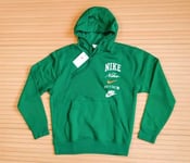 Nike Club Varsity Stacked Fleece Hoodie Mens XL Retro GX Multi Swoosh RRP £64