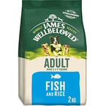 James Wellbeloved Adult Fish & Rice 2 kg Bag, Hypoallergenic Dry Dog Food