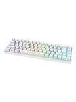 Deltaco GAMING WK95R Wireless Keyboard (DE) - Gamingtastatur - Tysk - Hvit