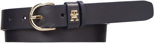 Tommy Hilfiger Women's Essential Effortless 2.5 AW0AW15766 Belts, Space Blue, 85