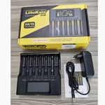 VeitoKala Lii-PD2 LII-PD4 Lii-S8 Dock batterie Chargeur pour 18650 26650 21700 18350 AA AAA 3.7V/3.2V/1.2V lithium Nilaissée batteries - Type S6 EU