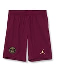 Nike PSG Y NK BRT STAD Short 3R Sport Mixte Enfant, Bordeaux/(Truly Gold) (no Sponsor), FR (Taille Fabricant : XL)