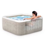 Spa gonflable PureSpa Chevron carré Bulles 6 places - Intex