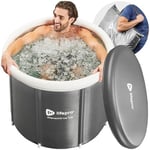 Lifepro Cold Plunge Tub - Portable Ice Bath Tub for Athletes and Adults, Large 92 Gallon Cold Plunge Pool for Cold Water Therapy Recovery with Cover and Bag - Ice Baths at Home, Outdoor