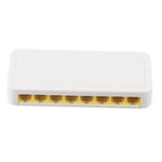 8-porttinen Ethernet-kytkin Professional Hiljainen toiminta Plug and Play LAN RJ45 -jakaja kotitoimistoon 100?240V EU Plug