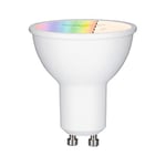 Paulmann 50130 Lampe LED Réflecteur Smart Home Zigbee RGBW 36° 5,5 watts gradable fluocompacte dépoli Éclairage Lampes 2700 K GU10